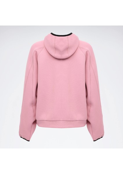 Hooded Vector Top Pembe Kadın Eşofman Üstü fırsatları
