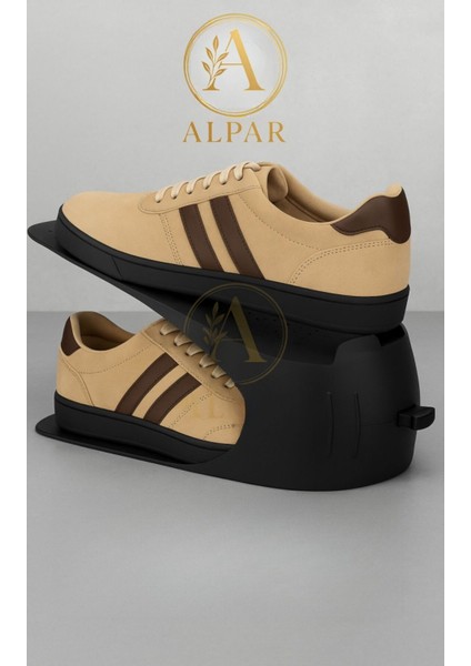 8 Adet Siyah Ayakkabı Rampası Yer Tasarrufu Kokusuz Modern Ayakkabı Organizeri Ayakkabı Standı fiyatları