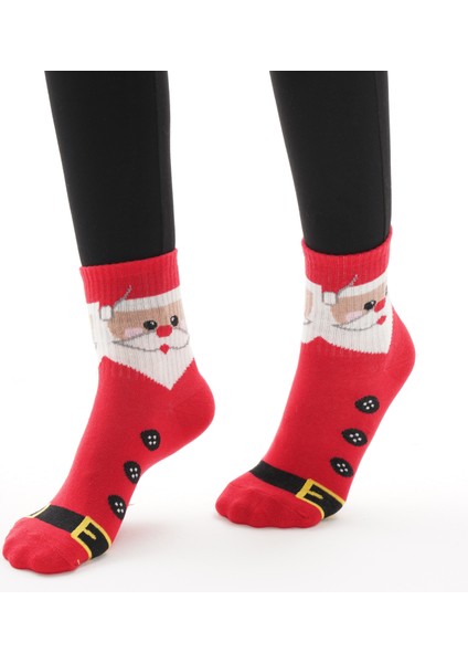Premium Yılbaşı Temalı Pamuklu Soket Çorap fiyatları
