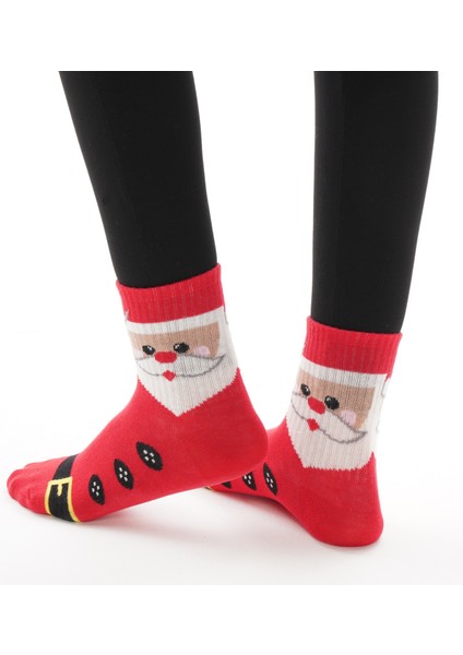 Premium Yılbaşı Temalı Pamuklu Soket Çorap modelleri