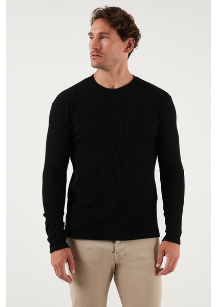 Pamuklu Bisklet Yaka Slim Fit Basic 3'lü Paket Sweat Erkek Sweat 5905073S3 fiyatları