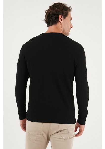 Pamuklu Bisklet Yaka Slim Fit Basic 3'lü Paket Sweat Erkek Sweat 5905073S3 indirimleri