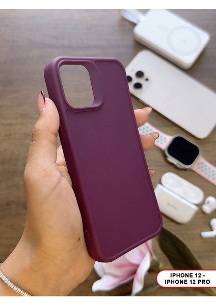 iPhone 12 / 12 Pro Uyumlu Kamera Korumalı Darbeye Dayanıklı Renk Atmayan Keep Silikon Kılıf