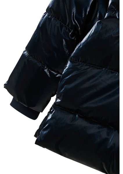 Nkfmınt Puffer Jacket Shı Mavi Kız Çocuk Mont modelleri
