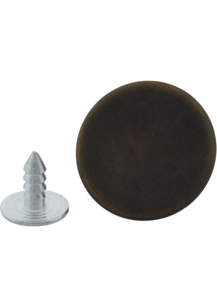 Büyük Boy 10 Adet Kot Pantolon Düğmesi, Jean Düğmesi Düz Antik Sarı (Bronz) 17MM modelleri