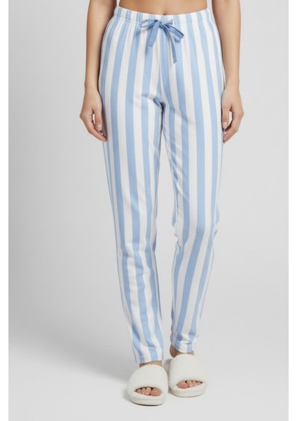 Kadın Çizgili Pijama Altı M4536K26 Mavi fiyatları