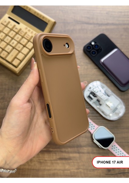 iPhone 17 Air Uyumlu Kamera Korumalı Darbeye Dayanıklı Renk Atmayan Keep Silikon Kılıf