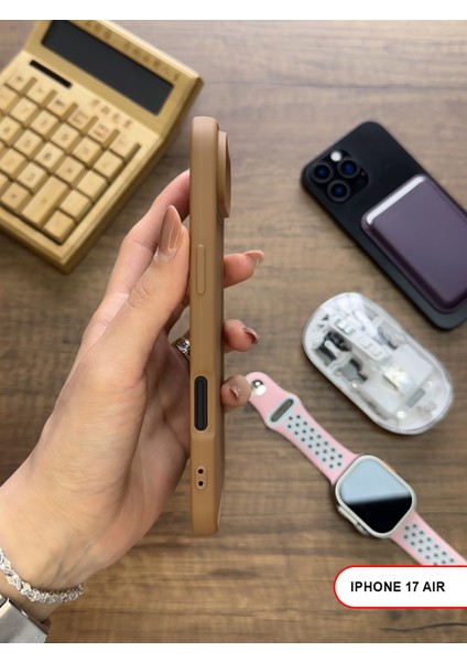 iPhone 17 Air Uyumlu Kamera Korumalı Darbeye Dayanıklı Renk Atmayan Keep Silikon Kılıf modelleri