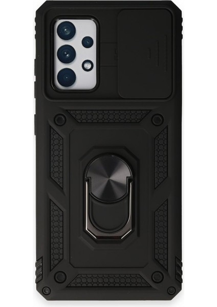 Samsung Galaxy A52S Kılıf Kamera Koruma Sürgülü Şık Pars Tank Sert Silikon Kapak