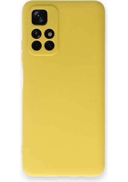 Redmi Note 11T Içi Kadife Kaplı Esnek Silikon Kapak Ryc/ Nano Lansman