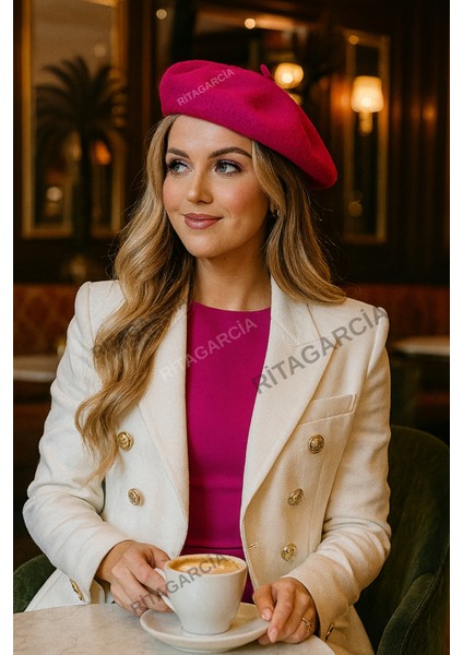 Fransız Ressam Avusturalya Yün Keçe Bere modelleri