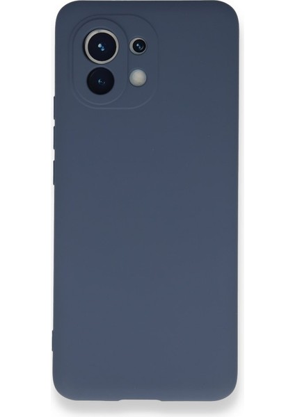 Xiaomi Mi 11 Kılıf Içi Kadife Kaplı Nano Silikon Kapak - Gri