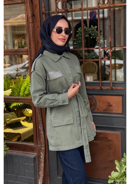 Ceket 7414 Yeşil modelleri