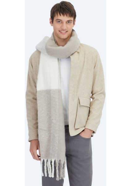 Bej Oversize Fit Dokuma Yün Karışımlı Overshırt modelleri