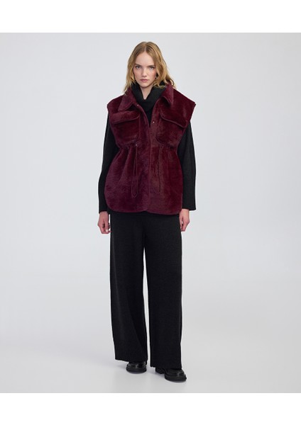 Ayarlanabilir Bel Suni Kürk Yelek IW6240012215035 modelleri