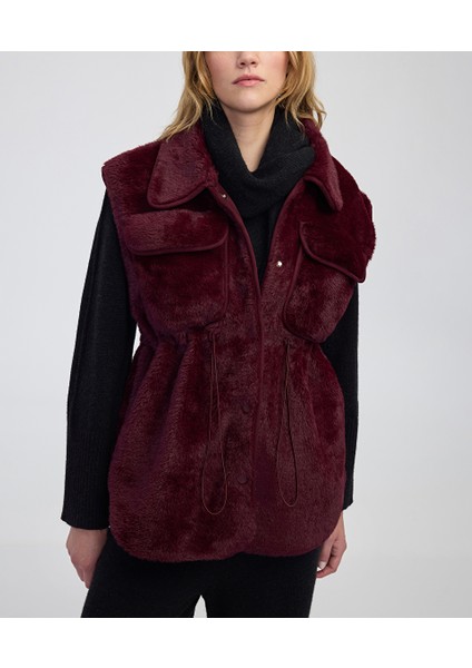 Ayarlanabilir Bel Suni Kürk Yelek IW6240012215035 fırsatları