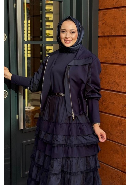 Ikili Elbise 38807 Lacivert modelleri