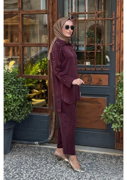Pantolonlu Takım 2502-3013 Bordo fiyatları