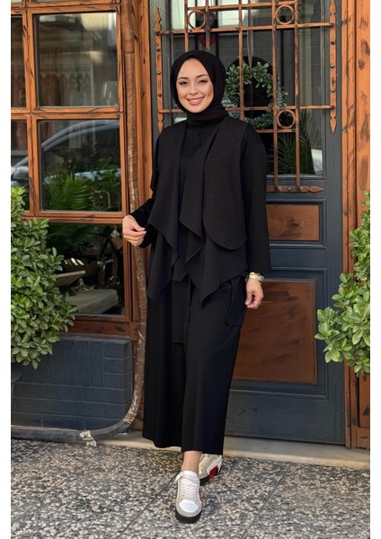 Fuat Gürşen Pantolonlu Takım 25K-4704 Siyah