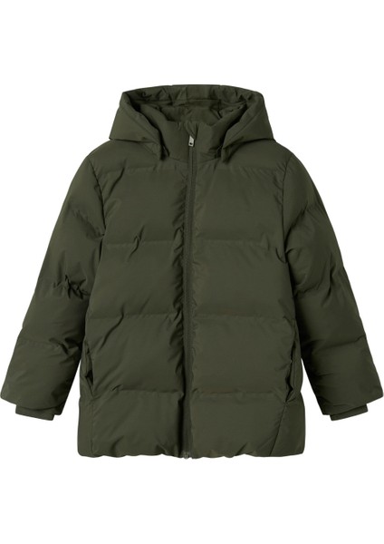 Nknmusk Puffer Jacket Tb Yeşil Unisex Çocuk Mont fiyatları