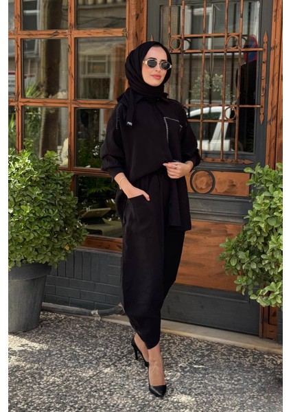 Almarwah Pantolonlu Takım 202885 Siyah fiyatları