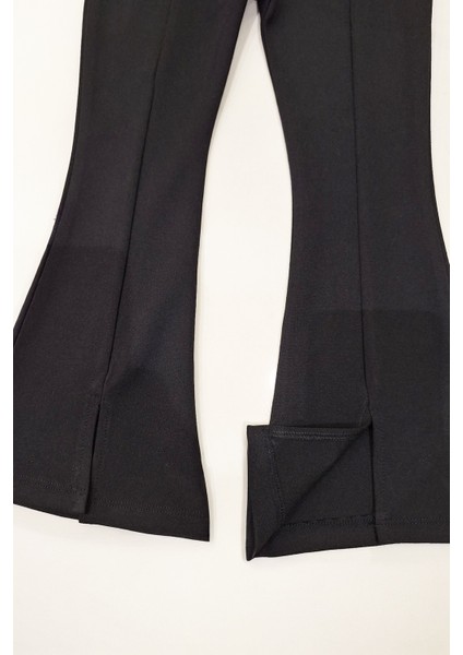 Kız Çocuk Ispanyol Paça - Bel Tutuşlu - Çıma Detaylı Tayt 5-15 Yaş 12315 fiyatları