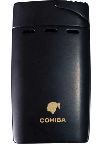 Çift Torch Pürmüz Siyah Puro Çakmağı