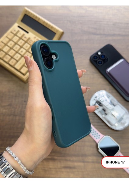iPhone 17 Uyumlu Kamera Korumalı Darbeye Dayanıklı Renk Atmayan Keep Silikon Kılıf