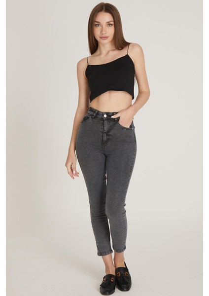 Yüksek Bel Skinny Pantolon M1213 Antirasit modelleri