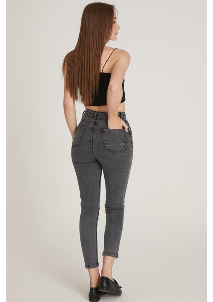 Yüksek Bel Skinny Pantolon M1213 Antirasit indirimleri