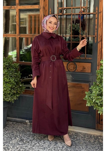 Elbise 2502-5001 Bordo