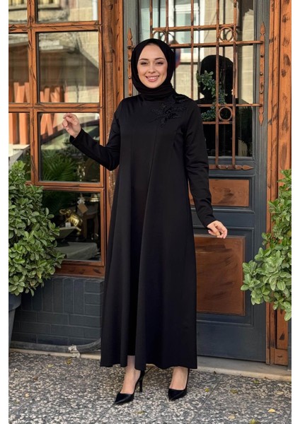 Nurcan Çetin Elbise 25185A Siyah