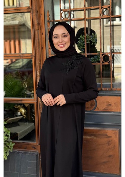 Nurcan Çetin Elbise 25185A Siyah modelleri