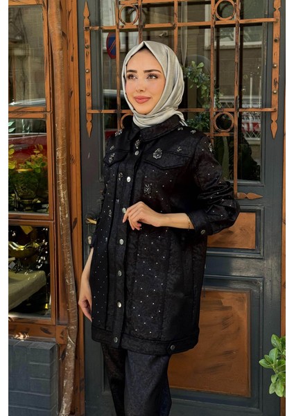 Pantolonlu Takım 25W4004 Siyah modelleri