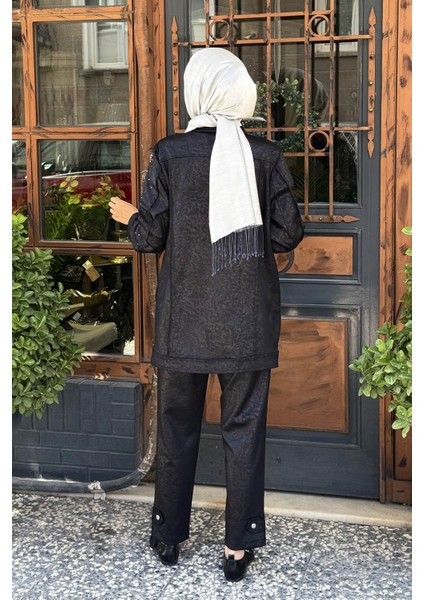 Pantolonlu Takım 25W4004 Siyah fırsatları