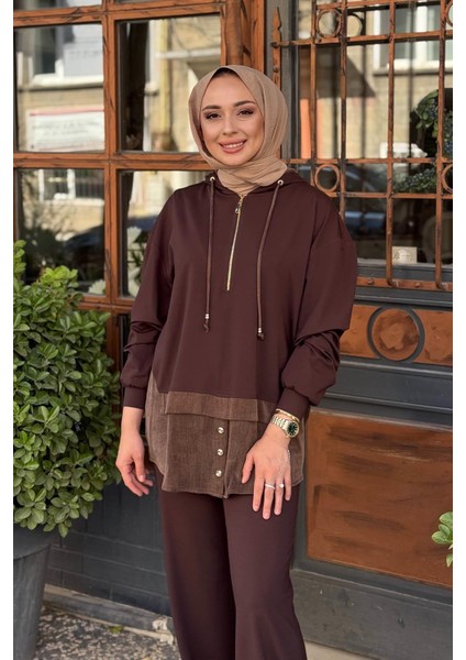 Pantolonlu Takım 2502-3006 Kahve modelleri