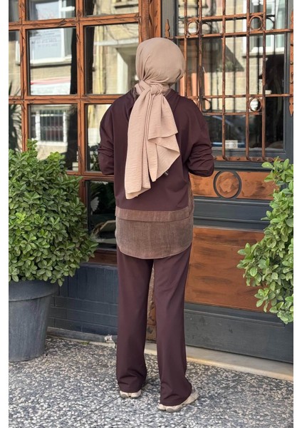 Pantolonlu Takım 2502-3006 Kahve fırsatları