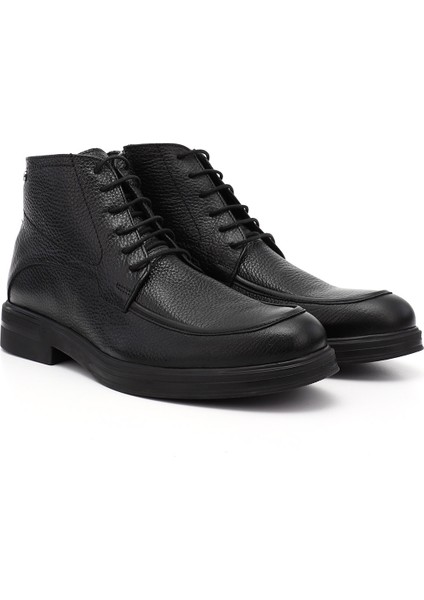 Erkek Siyah Floter Fermuarlı Hakiki Deri Klasik Bot fiyatları