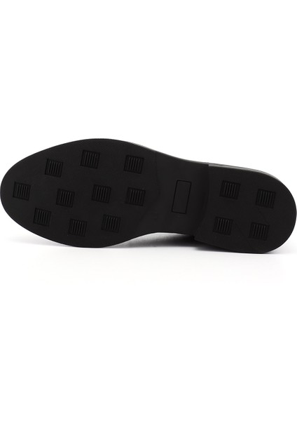 Erkek Siyah Floter Fermuarlı Hakiki Deri Klasik Bot fırsatları