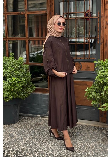 Nurcan Çetin Etekli Takım 25544 Kahve fiyatları