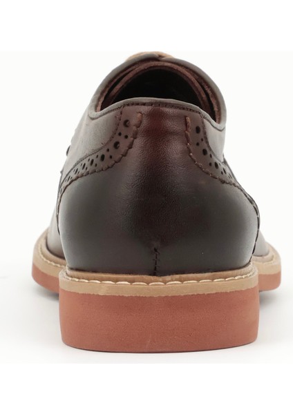 Hakiki Deri Kahverengi Casual Erkek Ayakkabı Rahat Tpu Taban - 2650 fırsatları