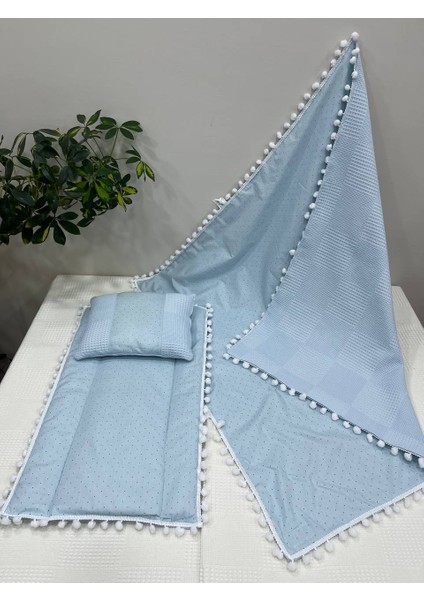 Mavi Gökkuşağı Desenli Alt Açma