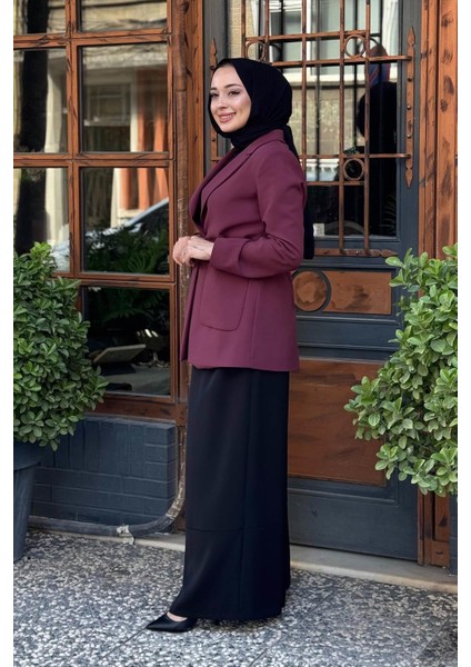 Ceket KA-A25-13057 Bordo fiyatları