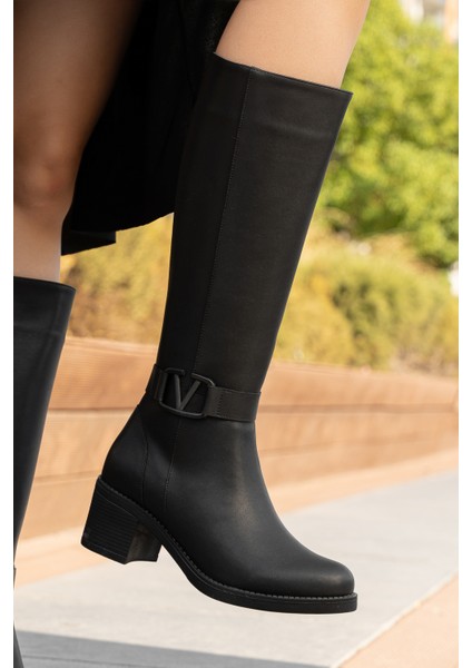 Delmar Kadın Tokalı Soğuk Geçirmez Çizme modelleri