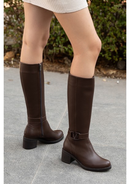 Delmar Kadın Tokalı Soğuk Geçirmez Çizme modelleri