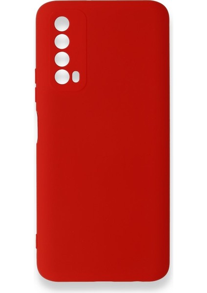 Huawei P Smart 2021 Içi Kadife Kaplı Esnek Silikon Kapak Ryc/ Nano Lansman