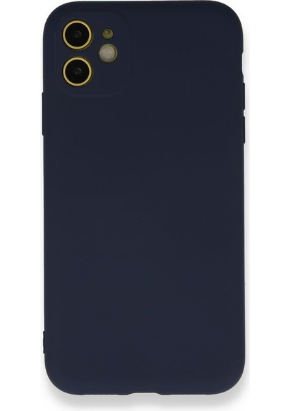 iPhone 12 Içi Kadife Kaplı Esnek Silikon Kapak Ryc/ Nano Lansman