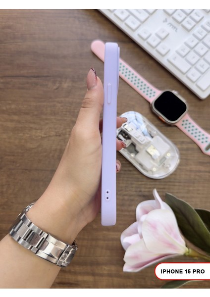 iPhone 15 Pro Uyumlu Kamera Korumalı Darbeye Dayanıklı Renk Atmayan Keep Silikon Kılıf modelleri