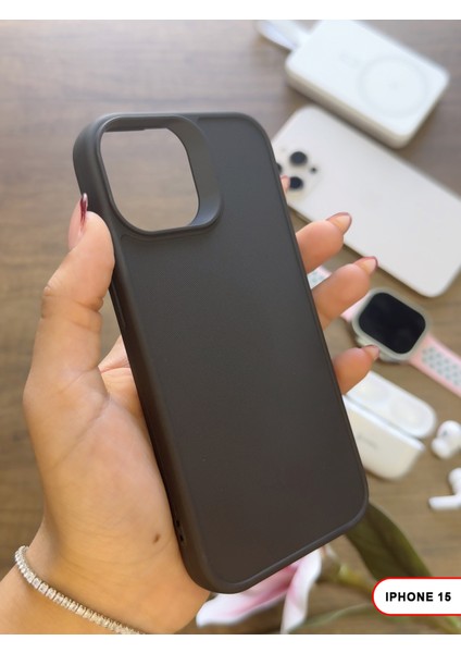iPhone 15 Uyumlu Kamera Korumalı Darbeye Dayanıklı Renk Atmayan Keep Silikon Kılıf