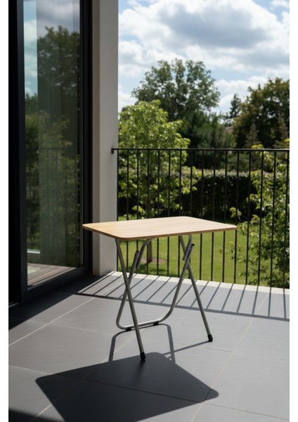 Katlanır Metal Ayaklı Demonte Mutfak Oyun Bahçe Masası